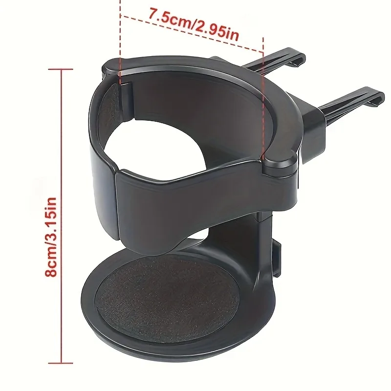 Portavasos de coche para ventilación de aire, soporte Universal para portabebés para botellas de agua y Cenicero