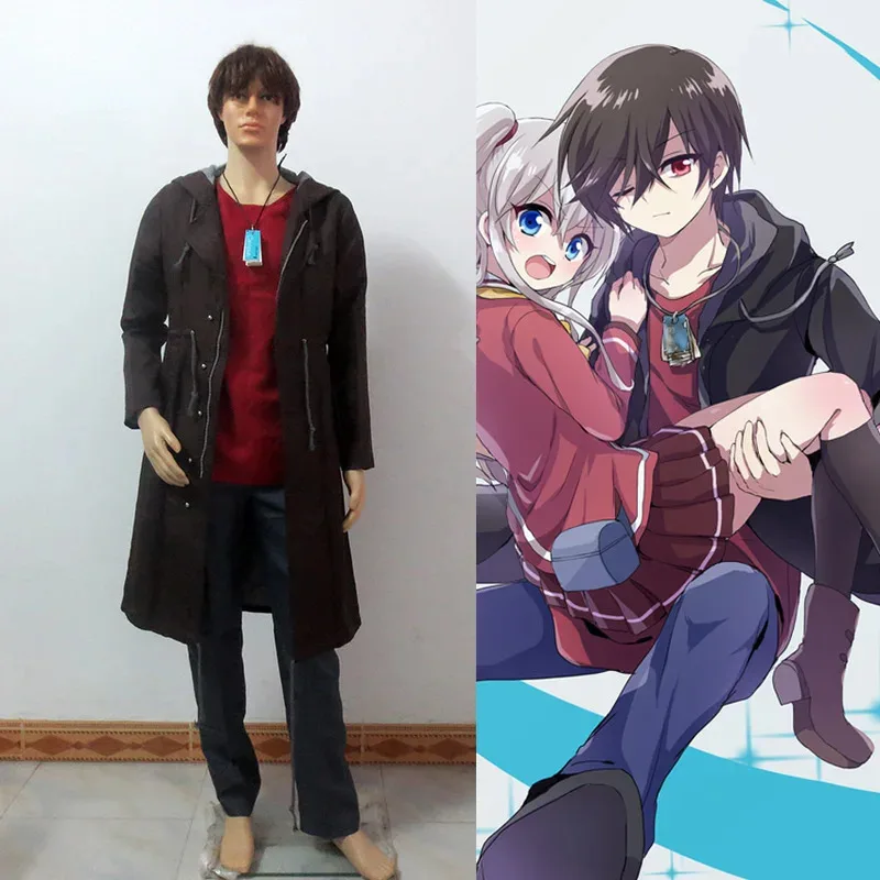 Шарлотта Косплей Юу Отосака Костюмы для косплея Боевой костюм на заказ Любой размер Шарлотта Косплей Юу Отосака Костюмы для косплея Боевой костюм на заказ Любой размер