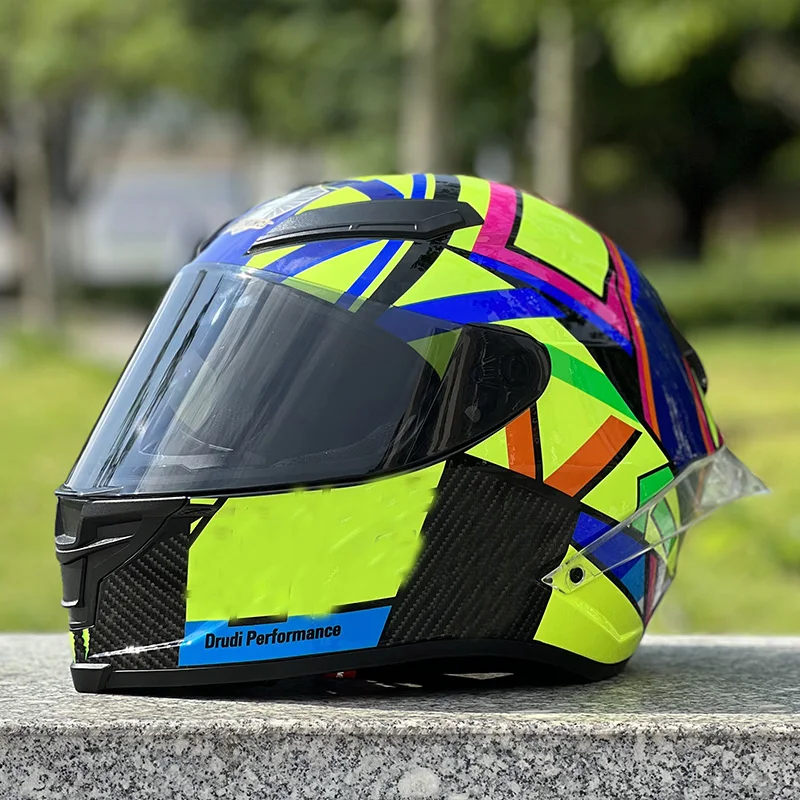 

DOT Approved Full Face Motorcycle Helmet Men and Women Motocross Racing Motorbike Helmet With Big Wing Capacete Casque