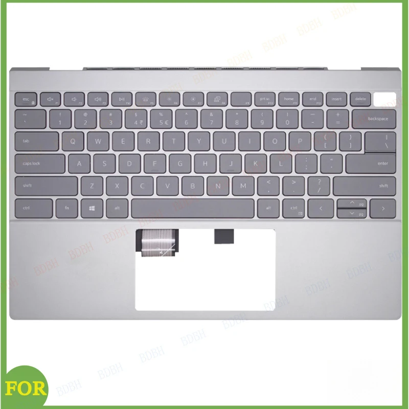 

Новый верхний корпус (крышка) для ноутбука Inspiron 13 5310 P145G с клавиатурой с подсветкой (US) и упором для рук, сменные аксессуары