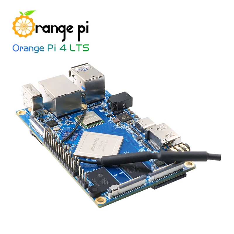 Orange Pi 4 LTS 4 Гб ОЗУ Rockchip RK3399, поддержка Wi-Fi + BT5.0,Gigabit Ethernet, работает на Android,Ubuntu,Debian OS