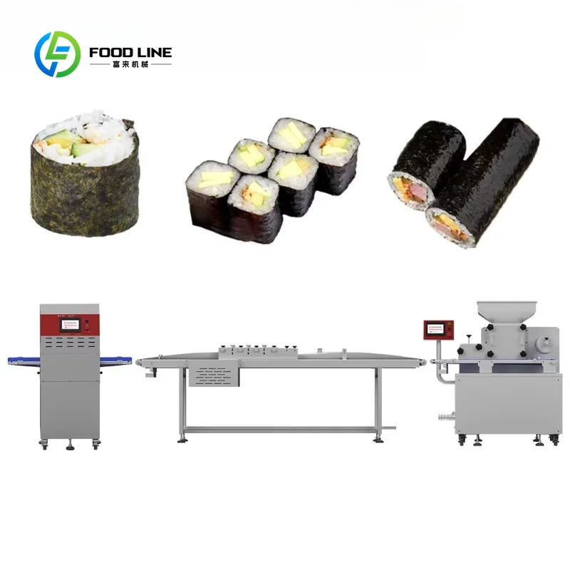 Customized New Consistency High Specification 220V Sushi Making Machine with Food Grade Stainless and 70-100pcs/min Capacity