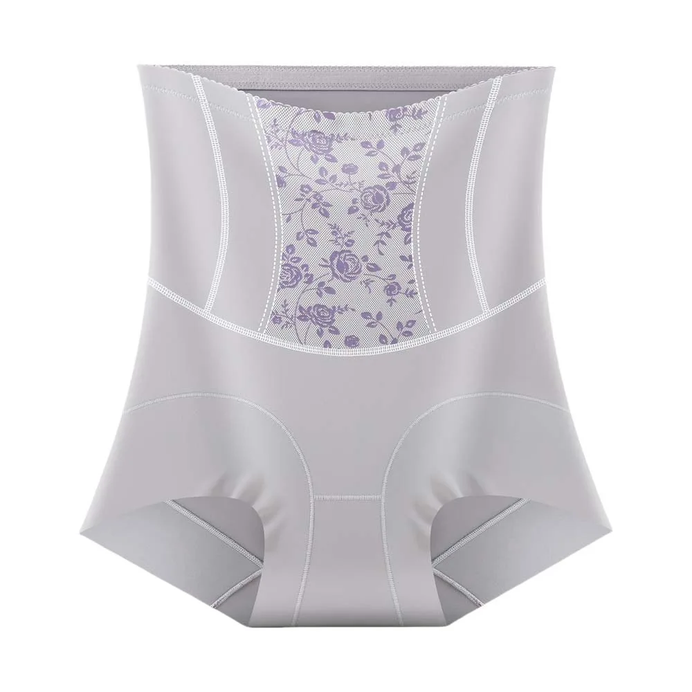 

High Waist Postpartum Body Shaper Shapewear Girdle Panties Slimming Shapers Tummy Control Underwear Rose Flower Floral Briefs