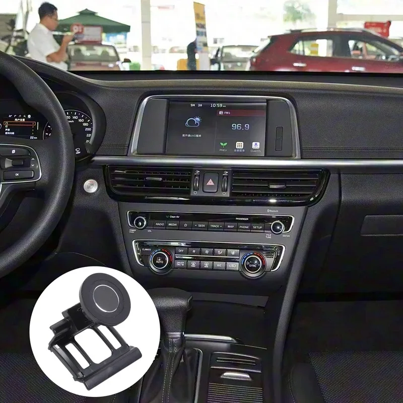 

For KIA K5 2016-2018 ABS Black Car Magnetic Suction Phone Holder Special Fixed Bracket Tool Car Interior Accessories
