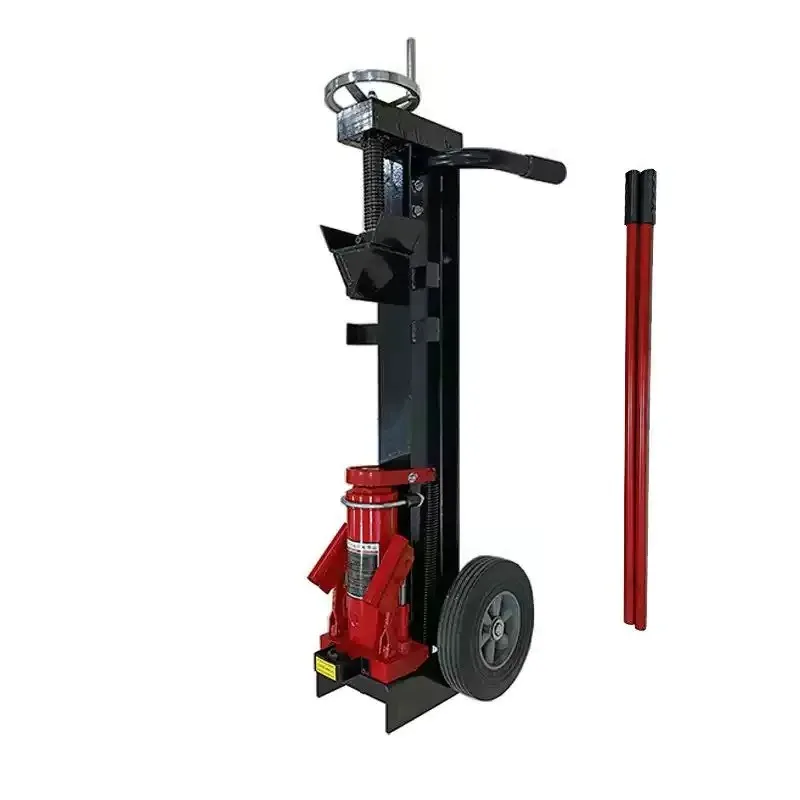 1pcs Adjustable hand wood  threaded rod hydraulic cutter for easy movement firewood processor