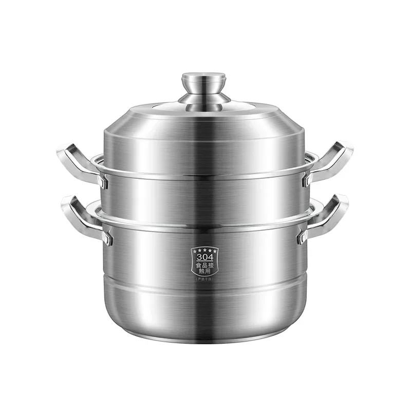 316 stainless steel steam pot 40cm steamer pot Home appliance 4 layers steamer cooker Soup pots for cooking Hotpot cookware set