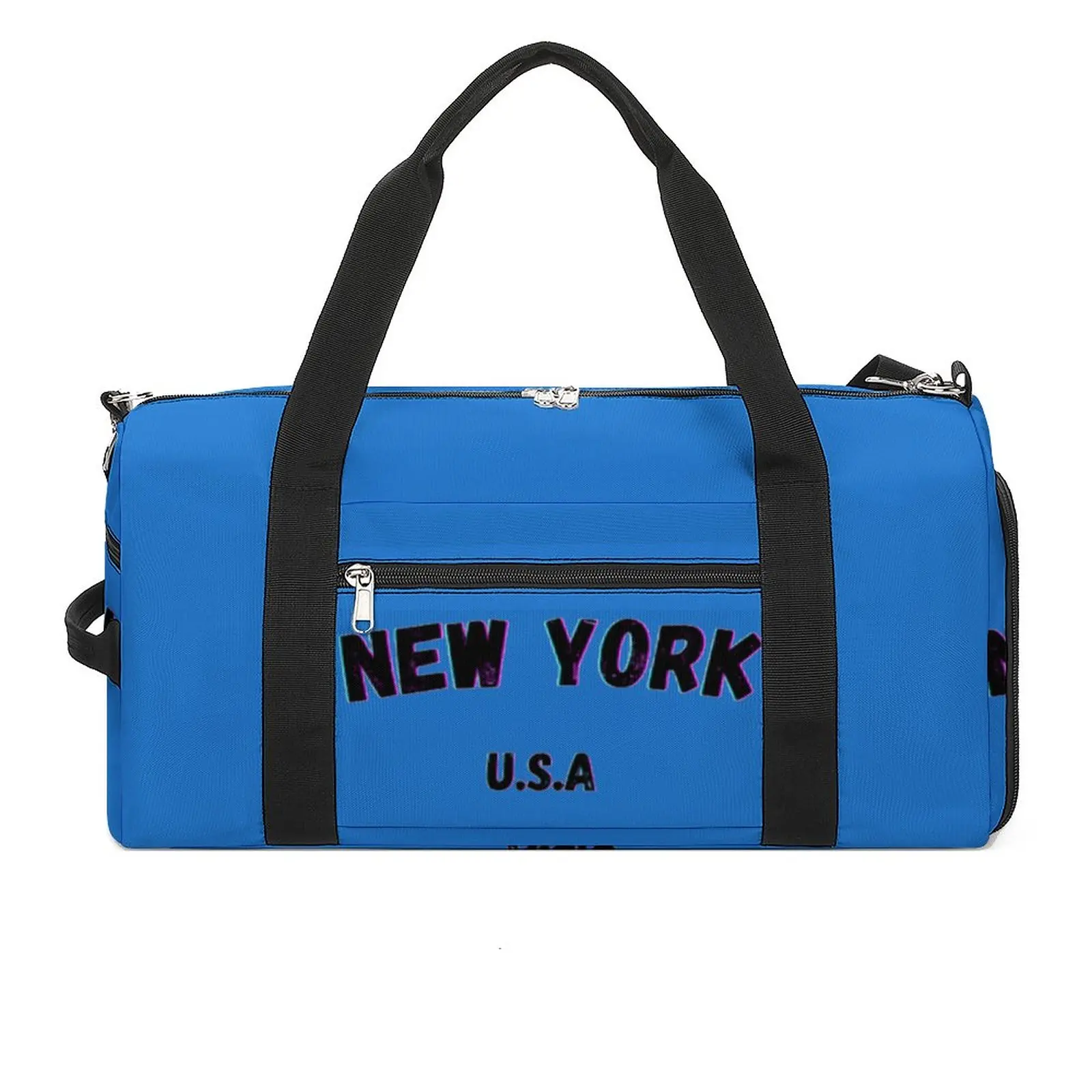 U.S.A New York Sport Bags City America Large Gym Bag Outdoor Men Women Printed Handbag Luggage Novelty Fitness Bag