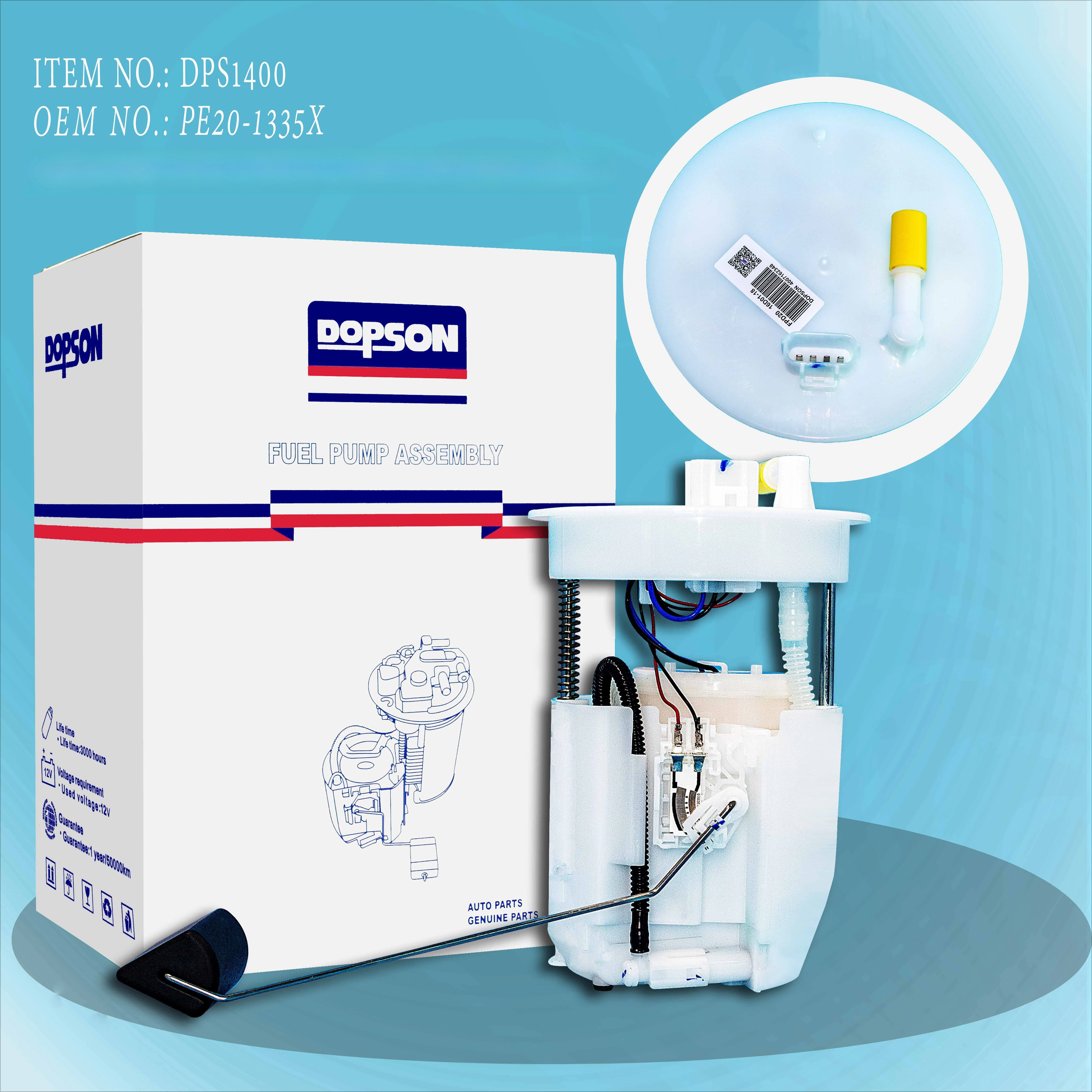 DOPSON Fuel Pump Assembly PE201335X Z6G2-13-35XA PE18-13-35X for Mazda 3 Axela (BM chassis, 2014-2018)1.5L / 2.0L Skyactiv-G