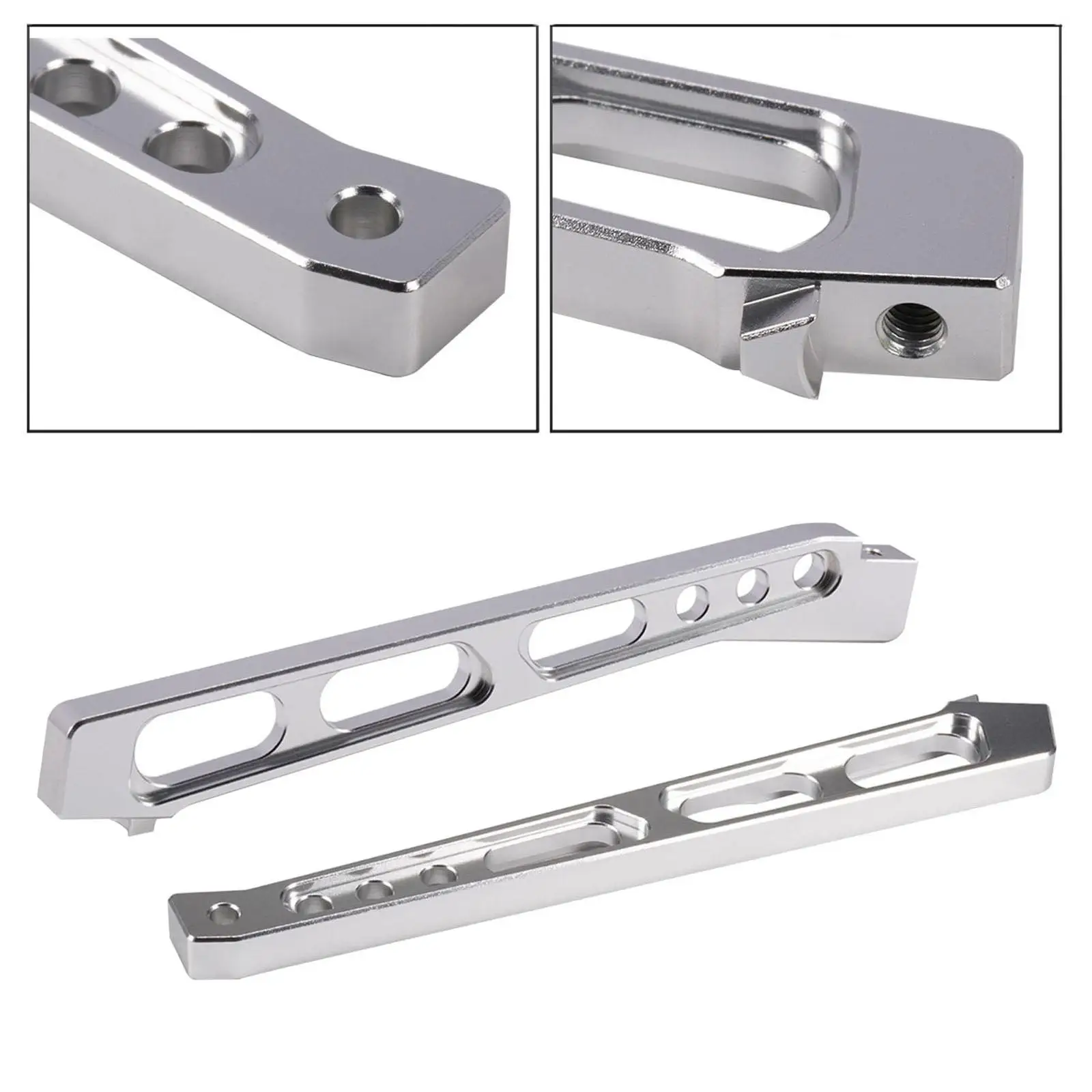 Veicolo RC Fai da te Modificato Pratico Telaio anteriore posteriore Brace Set Staffa Piastre anteriori posteriori per RC Hobby Car RC Crawler Accessori