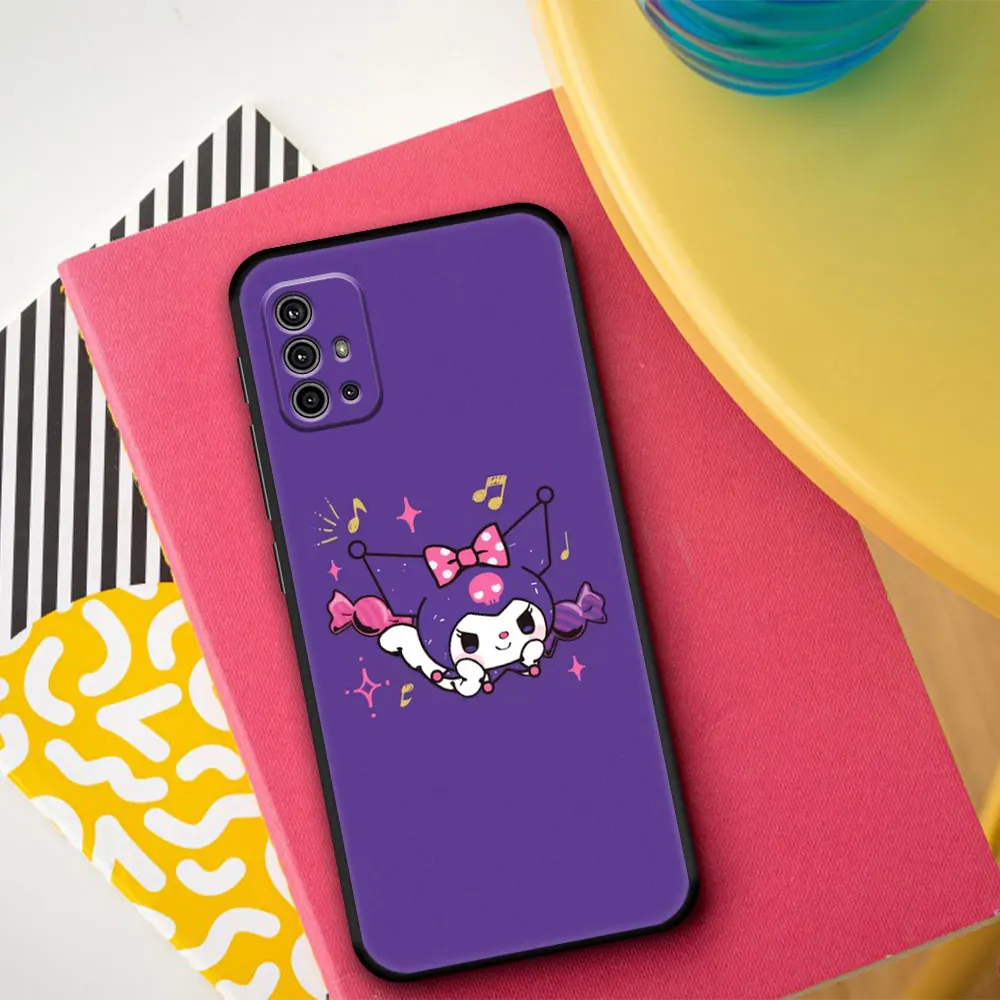 Kawaii Kuromi Phone Case For Motorola G60 G50 G31 G30 G22 G9 G8 Power Lite Plus Edge 20Lite 30Pro One Fusion Shell