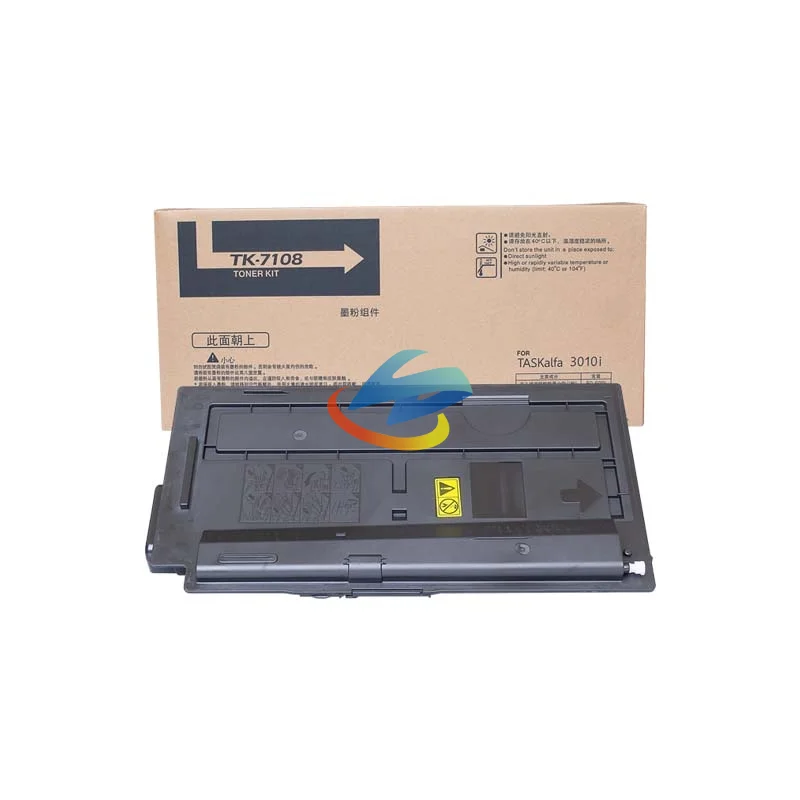 1 قطعة TK7107 TK7108 TK7109 خرطوشة الحبر لكيوسيرا Taskalfa 3010i متوافق TK-7107 TK-7108 TK-7109 ناسخة عبوة الحبر BK