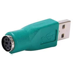 PS/2 USB 2.0 Female to PS2 Male Adapter Converter Keyboard Mouse Adapter USB Type A Female to PS/2 USB Male Round Port Adapter