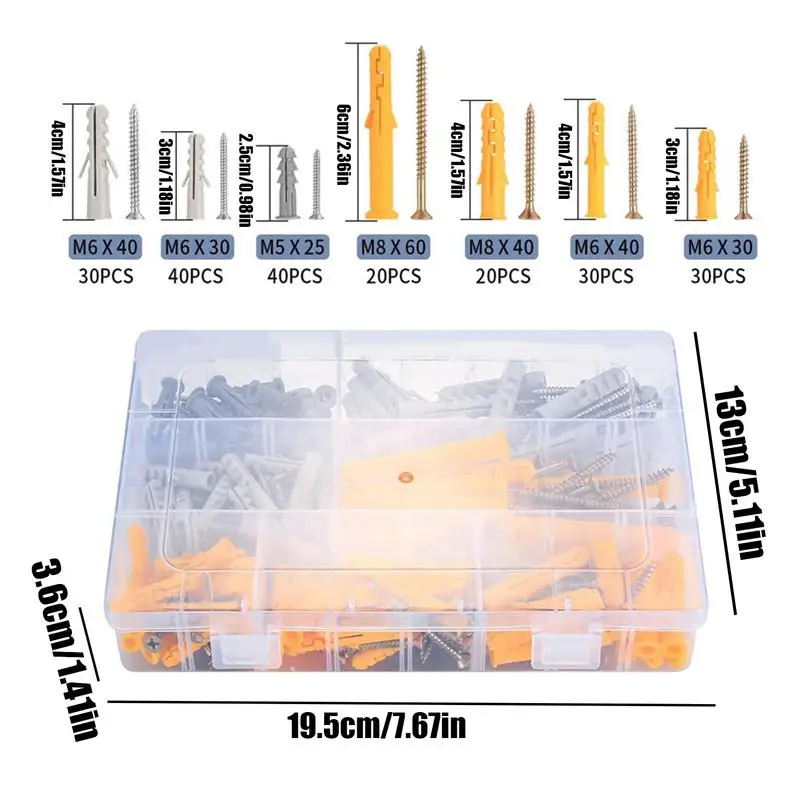 자체 드릴링 건식 벽체 앵커 자체 드릴링 210개 건식 벽체 앵커 빠른 드라이브 토글 볼트 선반용 헤비 듀티 핸드 툴