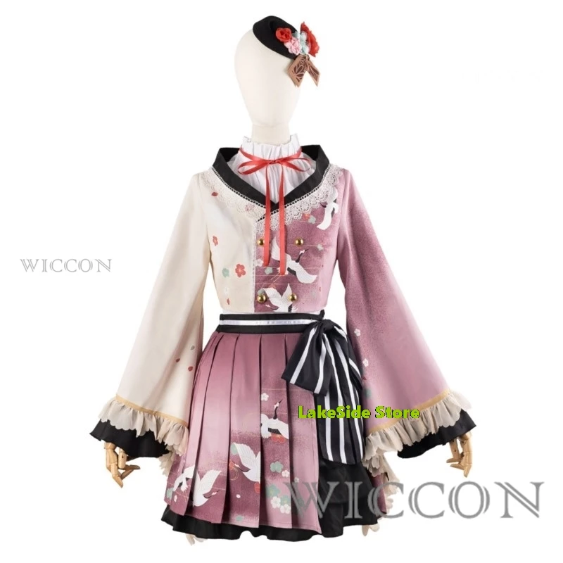 Pjsk Akiyama Mizuki Cosplay Kostuums Spel Project Sekai Cosplay Kimono Jurk Halloween Feestpak Uniformen Pruik Pak