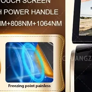 

Professional Ice Platinum Portable 808nm Diode Laser 3 Wavelength 755 808 1064nm Painless Permanent Hair Removal Machine Salon