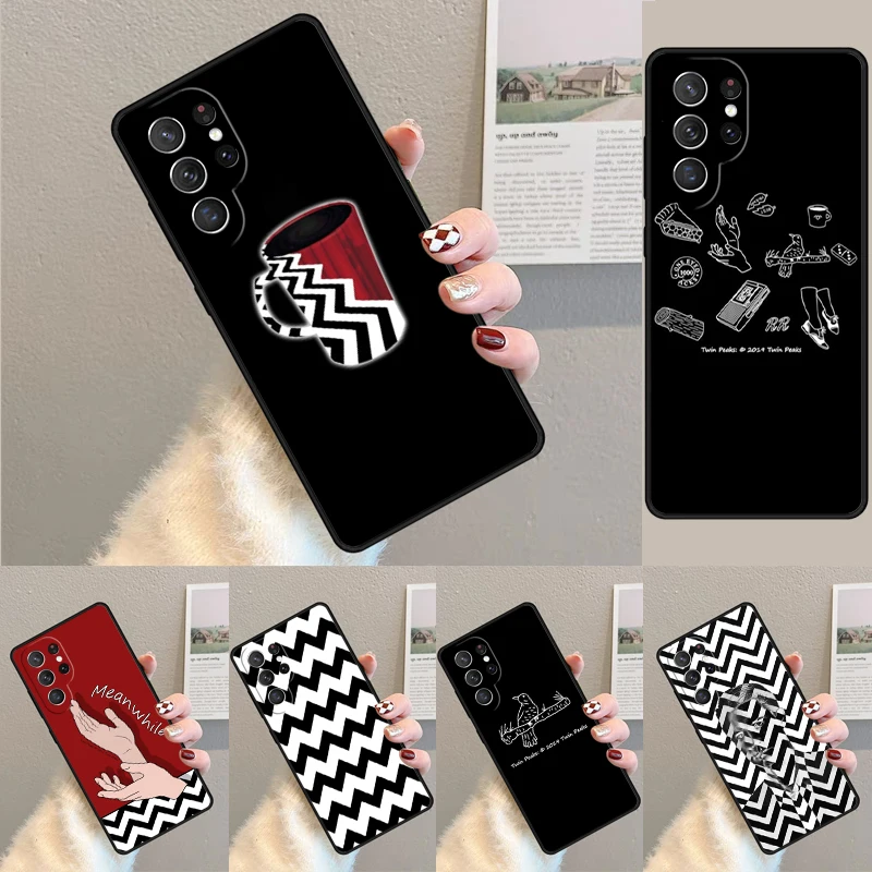 twin peaks Meanwhile TPU Phone Case For Samsung Galaxy note 10 pro S26 S25 S24 S23 S22 Ultra Plus S21 FE S20 Shockproof Cover