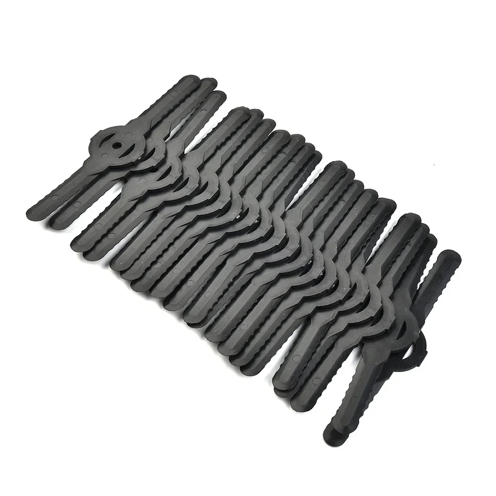 Imagem -04 - Lâminas de Plástico para Elétrica Cordless Grass Trimmer Ferramenta Strimmer Jardim Brushcutter Blades Substituir 20 Pcs