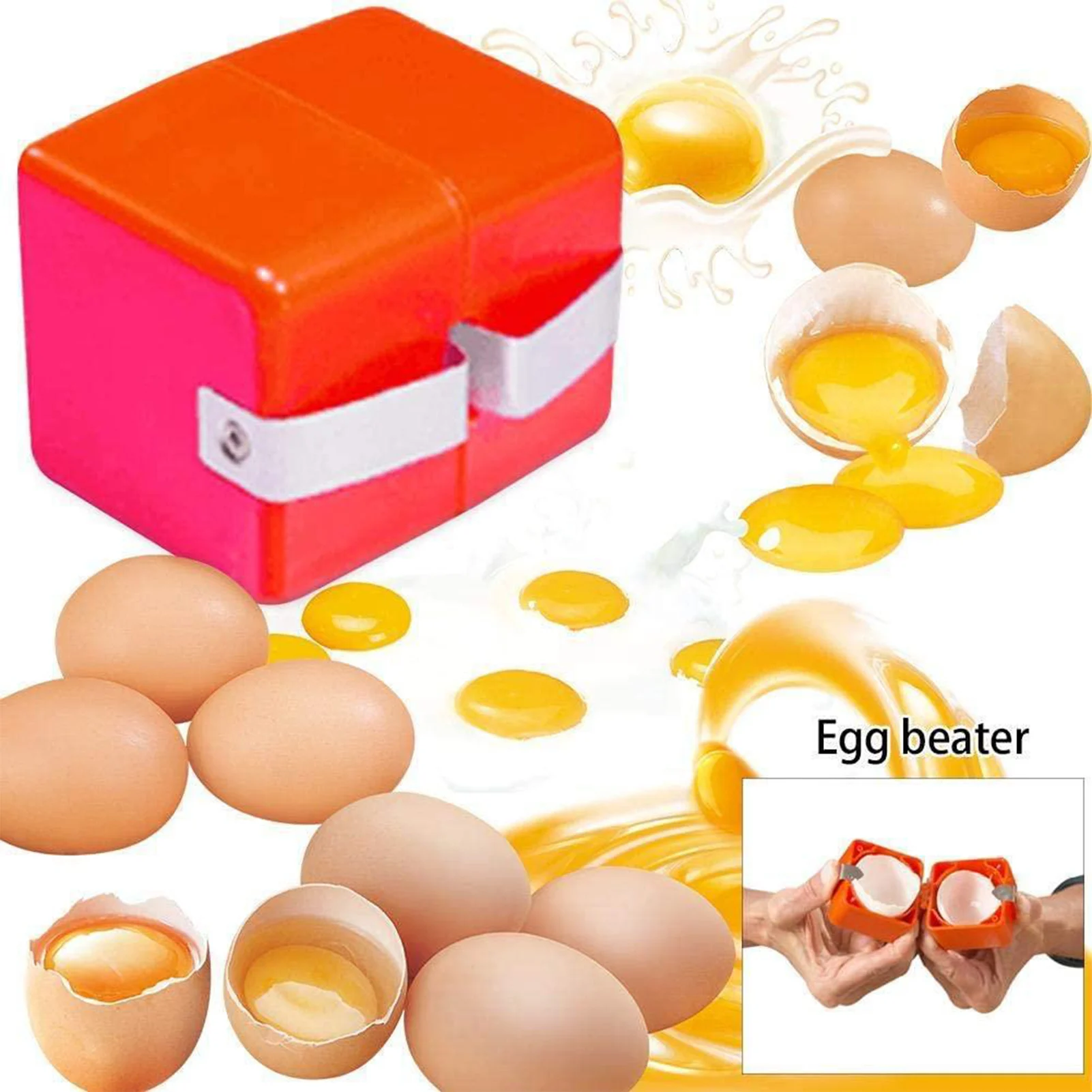 Handheld Egg Opener Kitchen Egg Cracker Tool for Raw Eggs Hard Boiled Egg Shell Cutter Tool Eggshell Remover Kitchen Gadgets