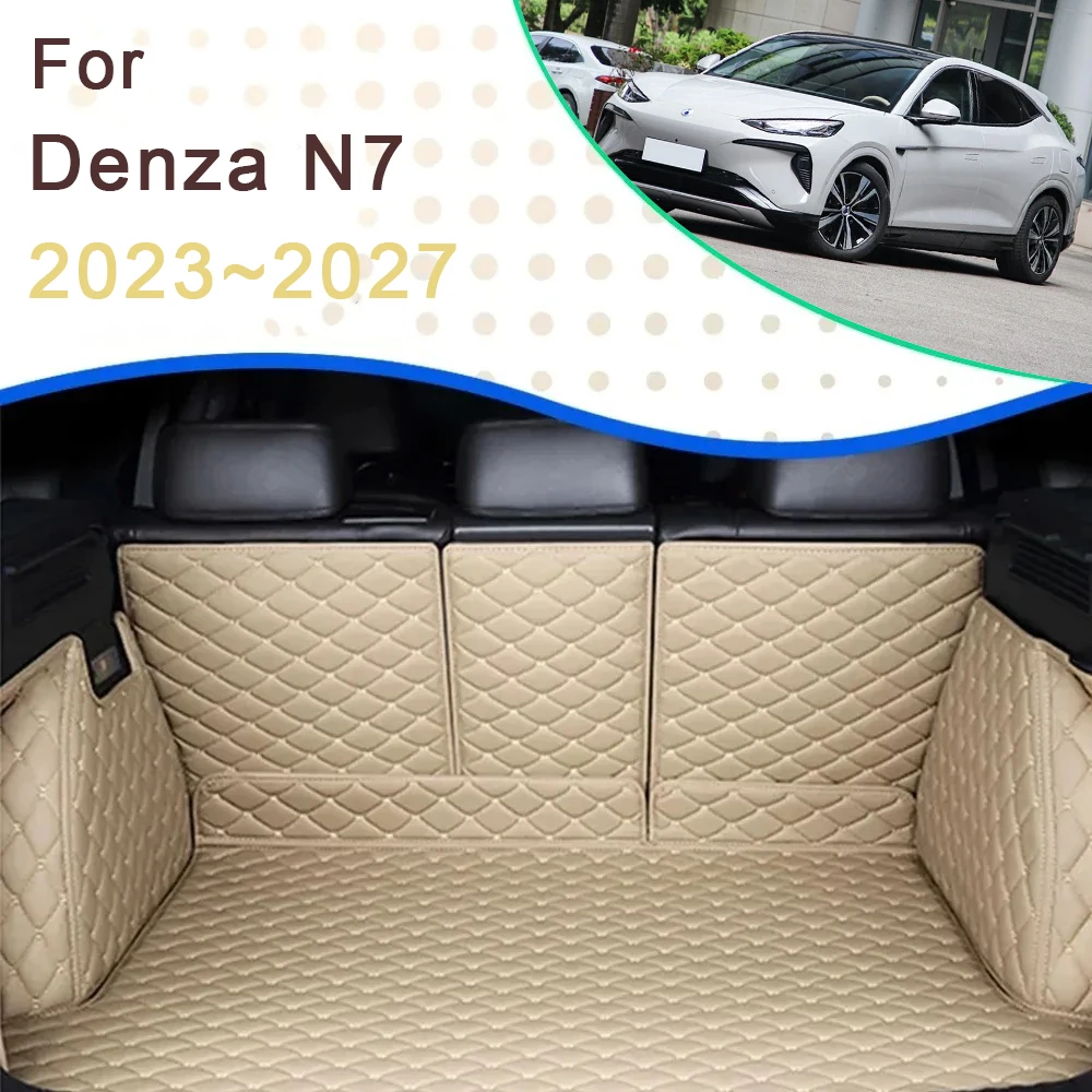 

Car Trunk Cargo Liner For BYD Denza N7 2023 2024 2025 2026 2027 Waterproof Rug Rear Boor Mats Carpet Pads Auto Accessories