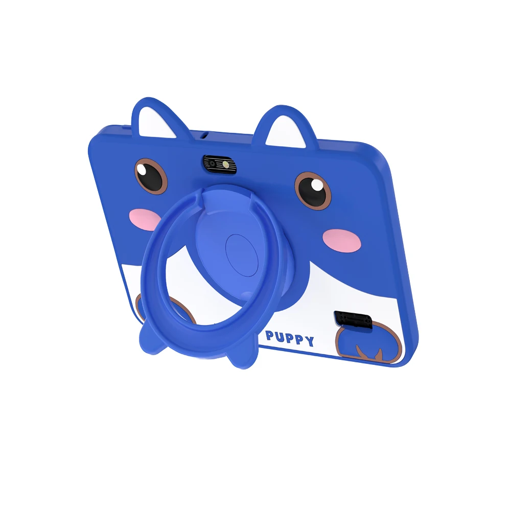 جهاز لوحي للأطفال بنظام Android 13 بسعة 4 جيجابايت + 64 جيجابايت، تحكم بالأبوية، 2.4 جيجا واي فاي، شاشة حماية للعين، تطبيق تعليمي