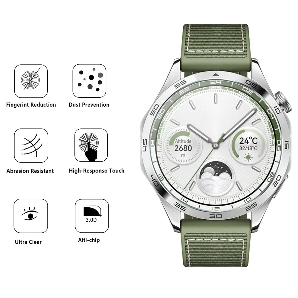 1-5 SZTUK Szkła Hartowanego Do Huawei Watch GT5 GT4 GT6 GT6Pro 46mm/41mm Łatwa Instalacja Folia Ochronna Na Ekran Do Huawei GT5 46/42mm