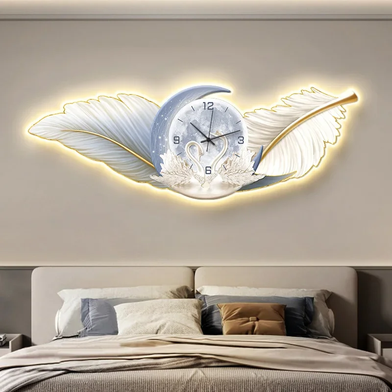 Large Art Mural Wall Clocks Luxury Fashion Digital Minimalist Nordic Silent Wall Watch Creative Reloj De Pared Home Decoration