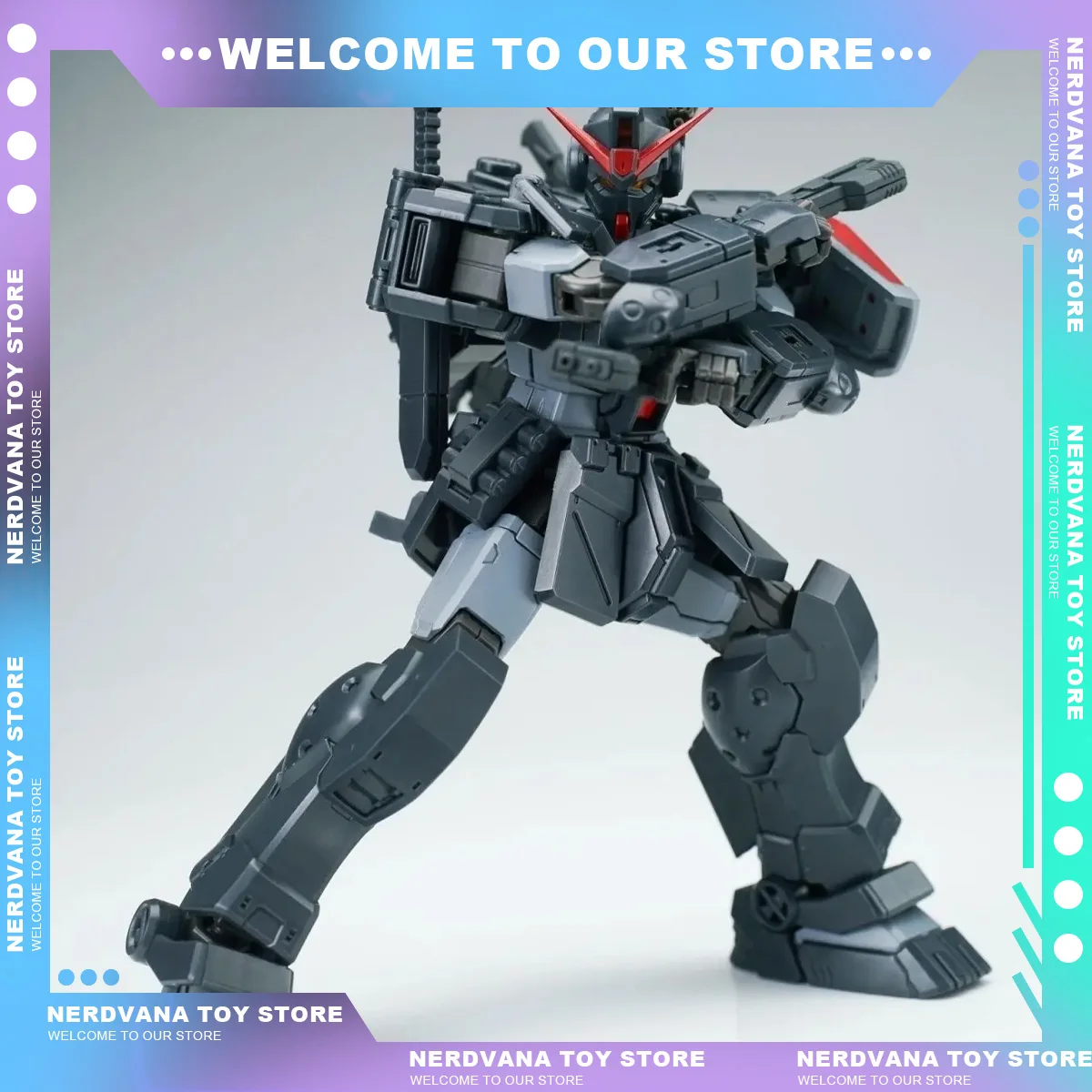 AK 1/144 Midnight Color Spartan Action Figure Jim Water Patch Assembly Model Joint Mobile Mech Warrior Robot Plastic Toys Gifts