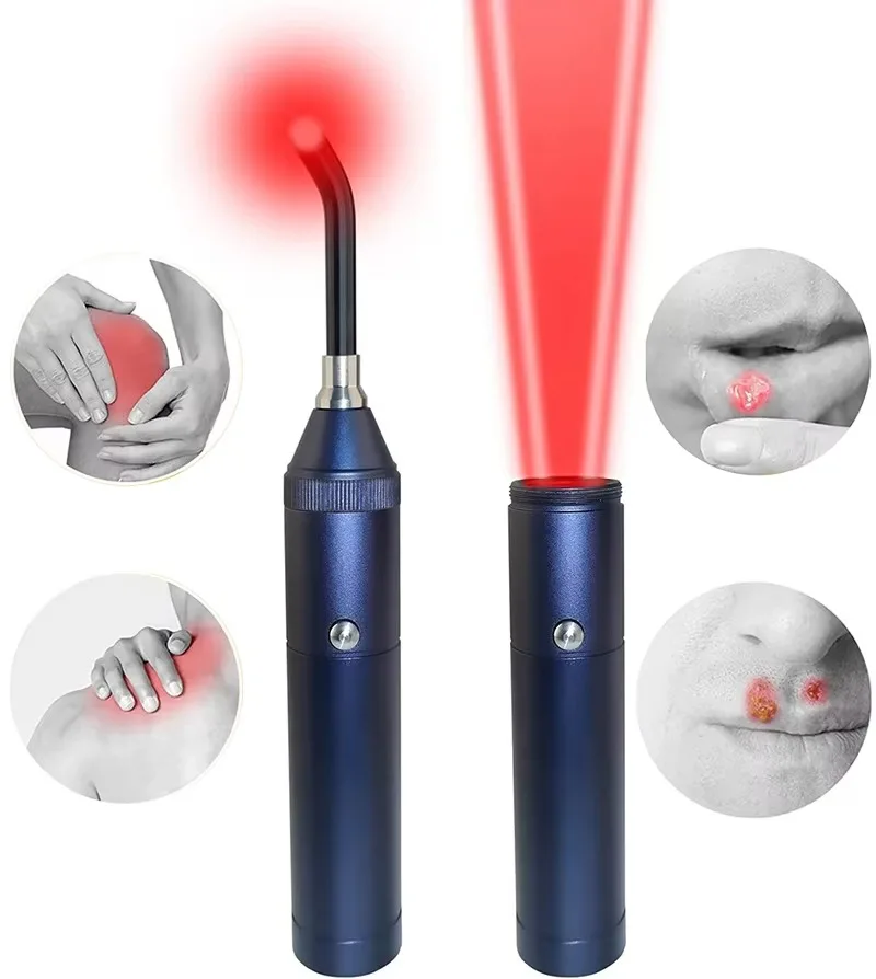 

Red Light Therapy Device Cold Sore Canker Sore Treatment Infrared Light Therapy Wand for Mouth Nose Ear Knee Feet Hands Ankle
