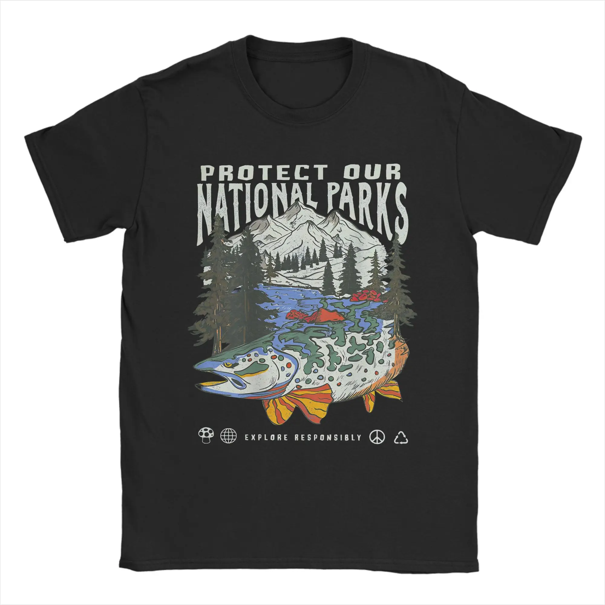 Summer Women Men Let's Go Camping Shirt for Hiking Trip Mountains Graphic Tee for Campers Gift for Camp Lover T Shirts