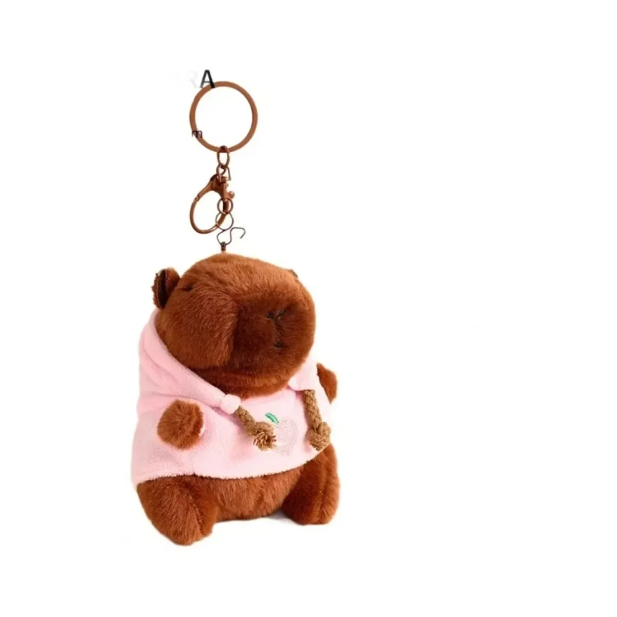 Nette Cartoon Capybara Anhänger Plüsch Spielzeug Puppe Tasche Hängende Ornamente Nette Kapila Schlüsselbund Puppe Auto Anhänger Desktop Puppe Ornamente