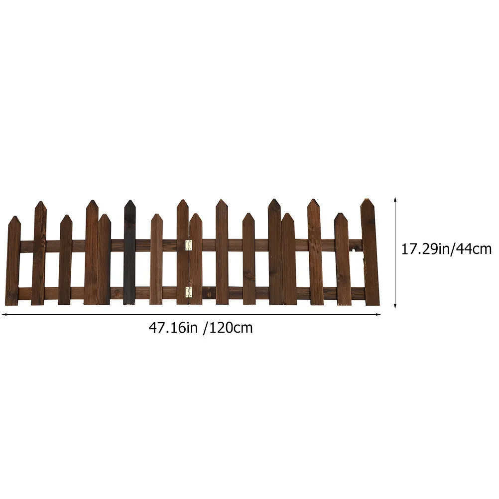 Fence Garden Outdoor Plastic Decorative Halloween Christmas New Year Garden Edging Border Fence Garden Edging Fence Wooden
