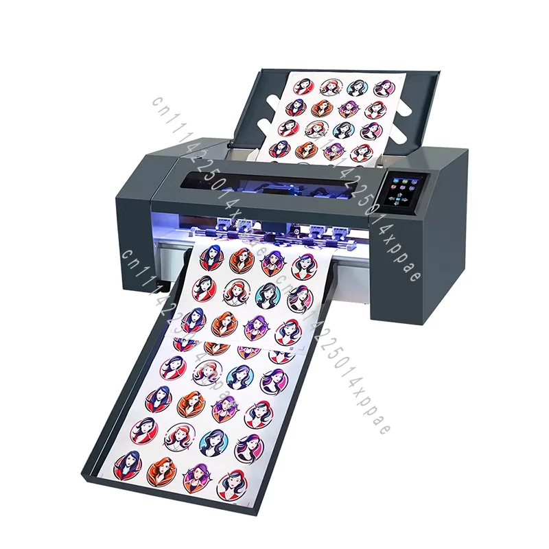 New Automatic Sheet Label Cutter Sticker Label Die Cutting Machine High Precision Die Cutting Machine 220v/110v with Touch Panel