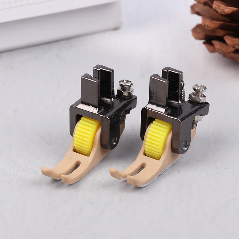 1Pc T360/T361 Teflon Roller Zipper Presser Foot For Industrial Lockstitch Single Needle Sewing Machine Accessories Spare Parts