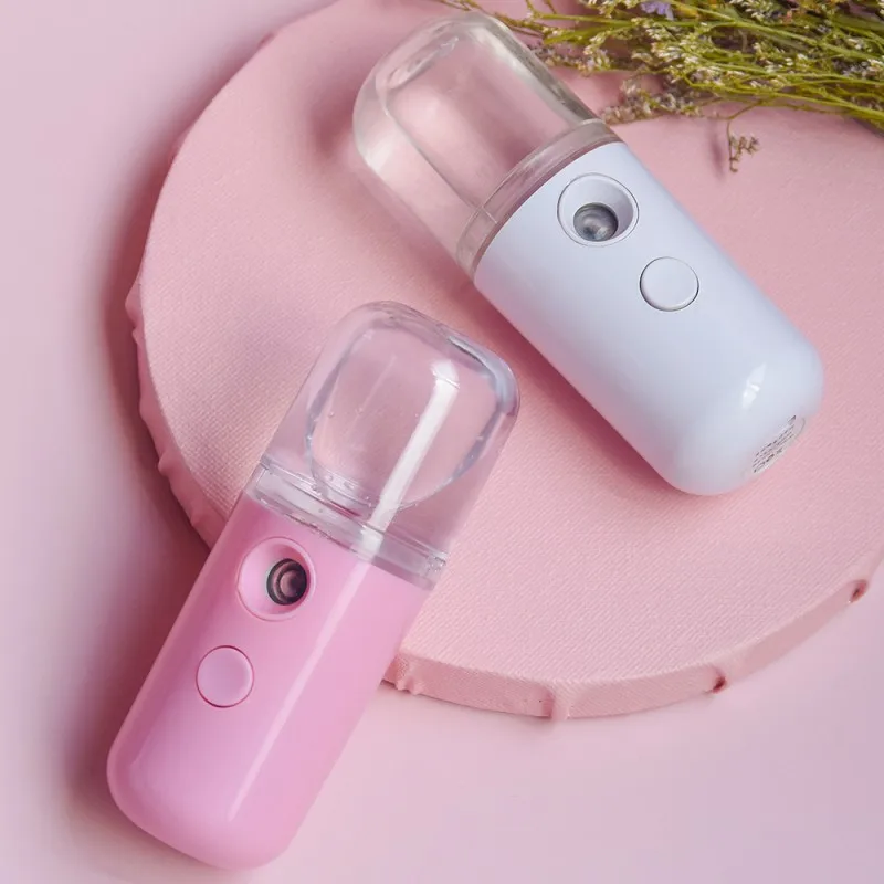 Spray Moisturizing Instrument Face Humidifier Mini Portable Portable Charging Beauty Instrument Cold Spray Machine Face Steamer