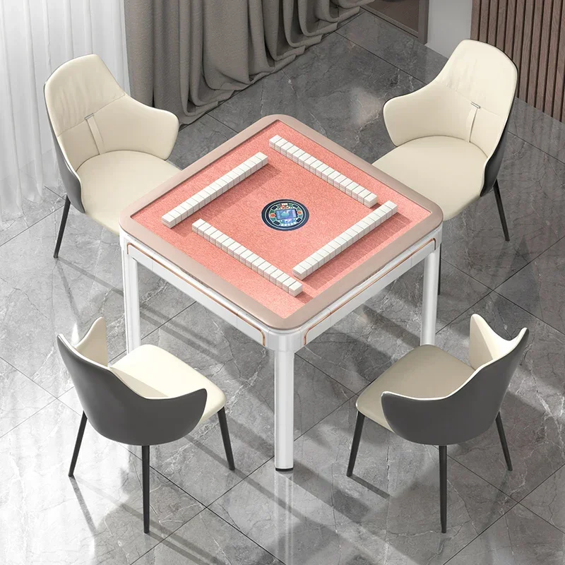 

Smart Mahjong Machine Household Automatic Dining Table Dual-Use Four-Mouth Machine