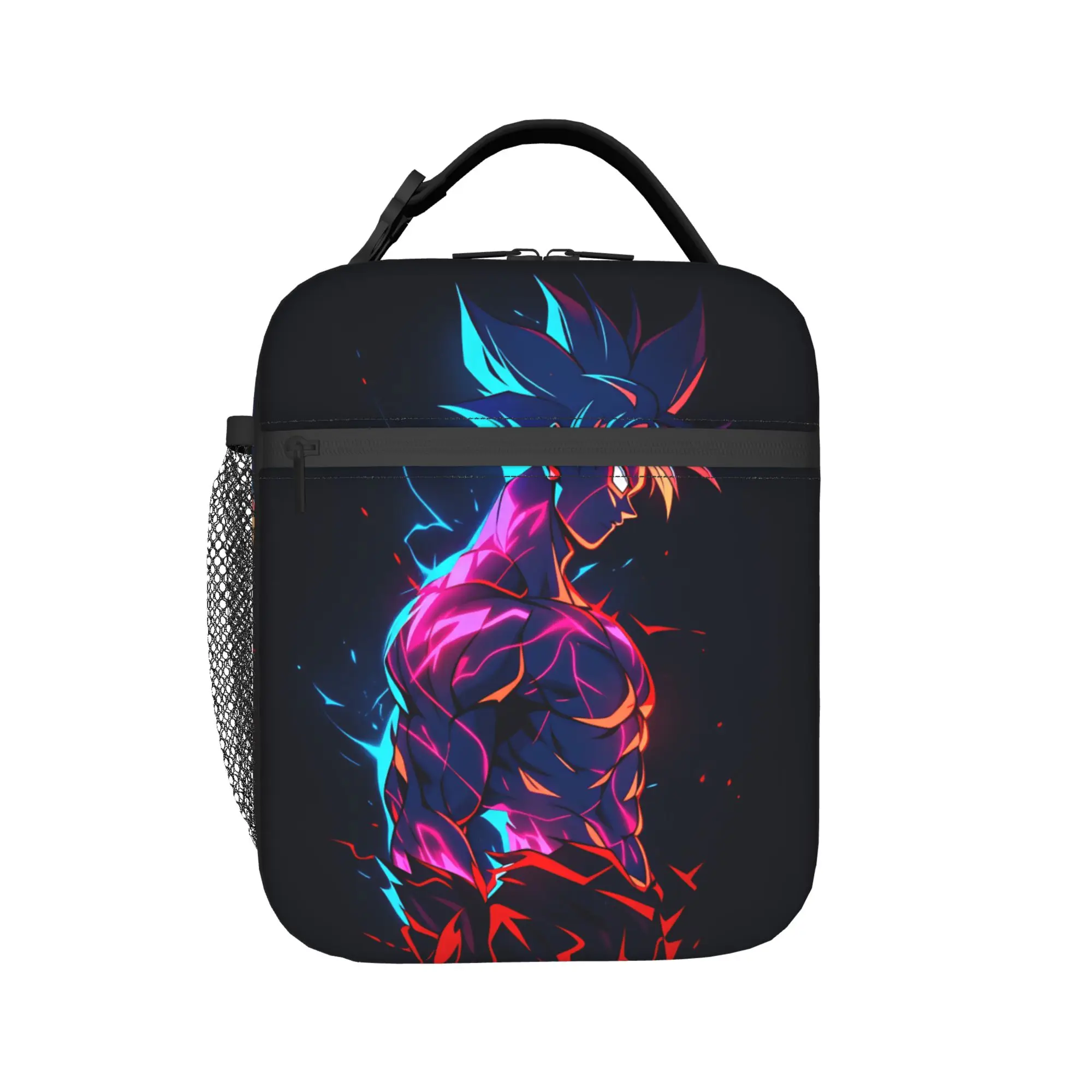 Son Goku Lunch Bag Dragons Balls Outdoor Picnic Lunch Box For Child Casual Thermal Lunch Bags Oxford Portable Zipper Cooler Bag