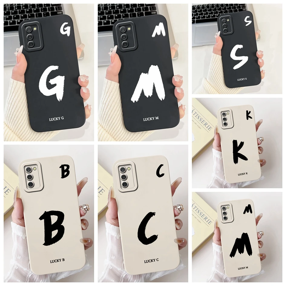 Чехол для Samsung Galaxy A02s M02s F02s SM-A025F SM-M025F, чехол для телефона с роскошными буквами, мягкий силиконовый чехол для Samsung A03s Bumper Чехол для Samsung Galaxy A02s M02s F02s SM-A025F SM-M025F, чехол для телефона с роскошными буквами, мягкий силиконовый чехол для Samsung A03s Bumper