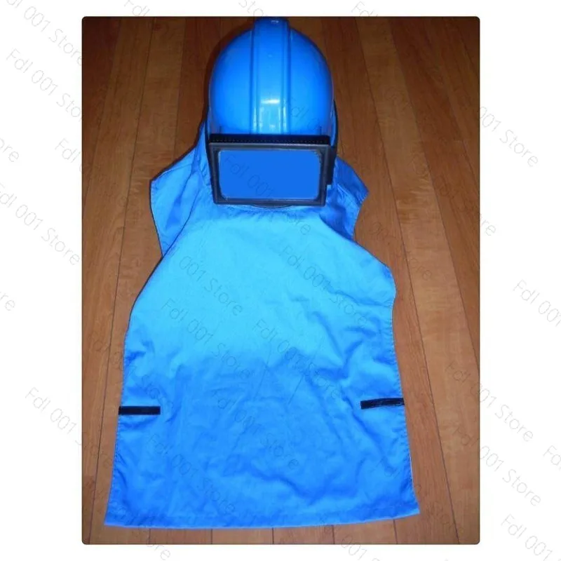 Sand Blast Helmet, Sandblasting Hood with Air Breathing Hose
