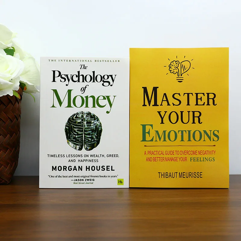 

《The Psychology of Money》+《Master Your Emotions》Perfect for Daily Reading to Boost Financial Literacy Emotional Resilience Gifts