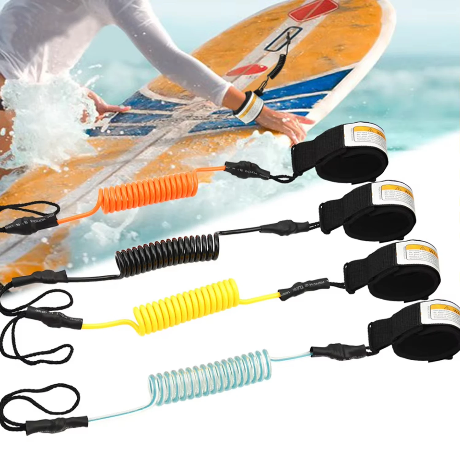 Surfing Kayak Leash Rope Boat Safety Paddle Stand  Paddle Surfing Safety Hand Rope  Surfboard Surfing Bodyboard Surf board Sap