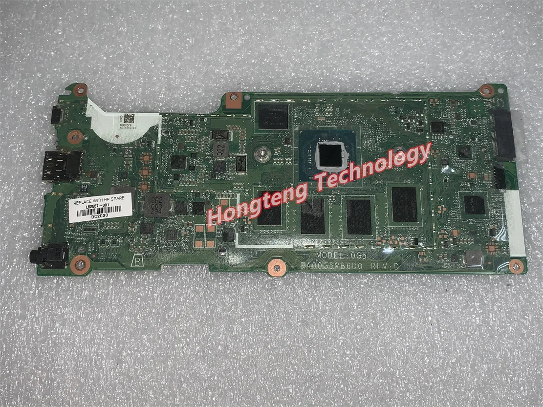 Used 0g5 FOR hp chromebook 11 g7 ee Laptop Motherboard with sr3s1 N4000 CPU AND 4GB RAM 16GB SSD  TESED OK