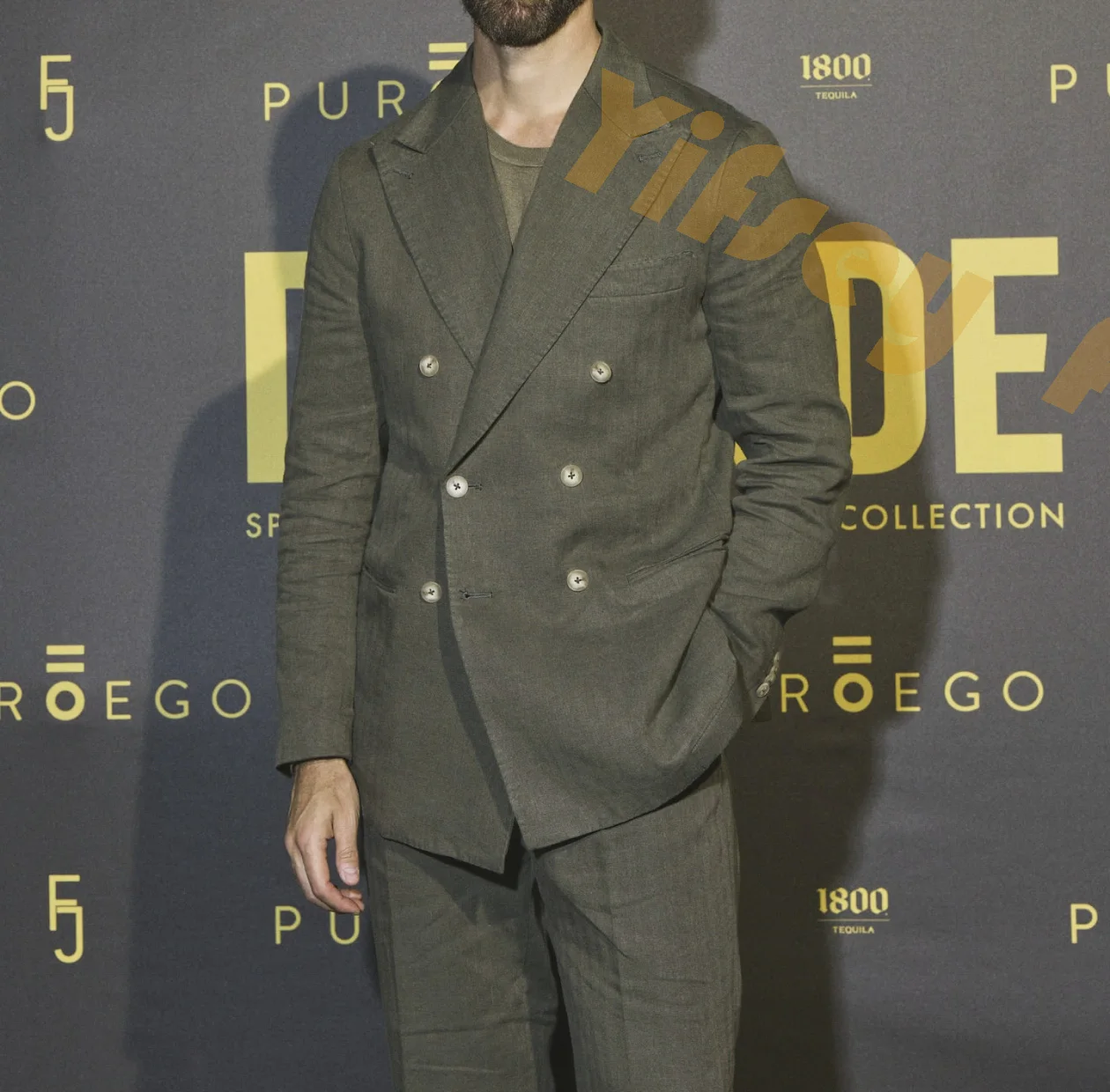 

Костюм-тройка мужской на заказ: пиджак, брюки и жилет, двубортный, цвета хаки, для свадьбы, торжественных мероприятий, повседневной носки, индивидуальный пошив