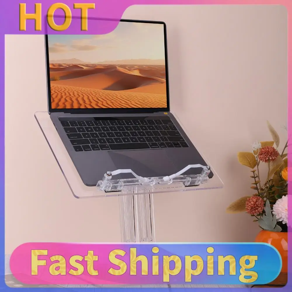 

Акриловая подставка для планшета, регулируемая поворотная подставка для планшета, прозрачный держатель для планшета, настольная подставка для iPad, держатель для книг на рабочий стол