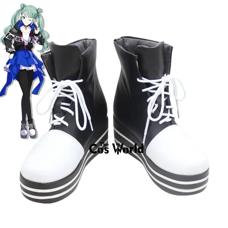 

Project Sekai Colorful Stage Feat Vivid BAD SQUAD Miku Anime Customize Cosplay Shoes Boots