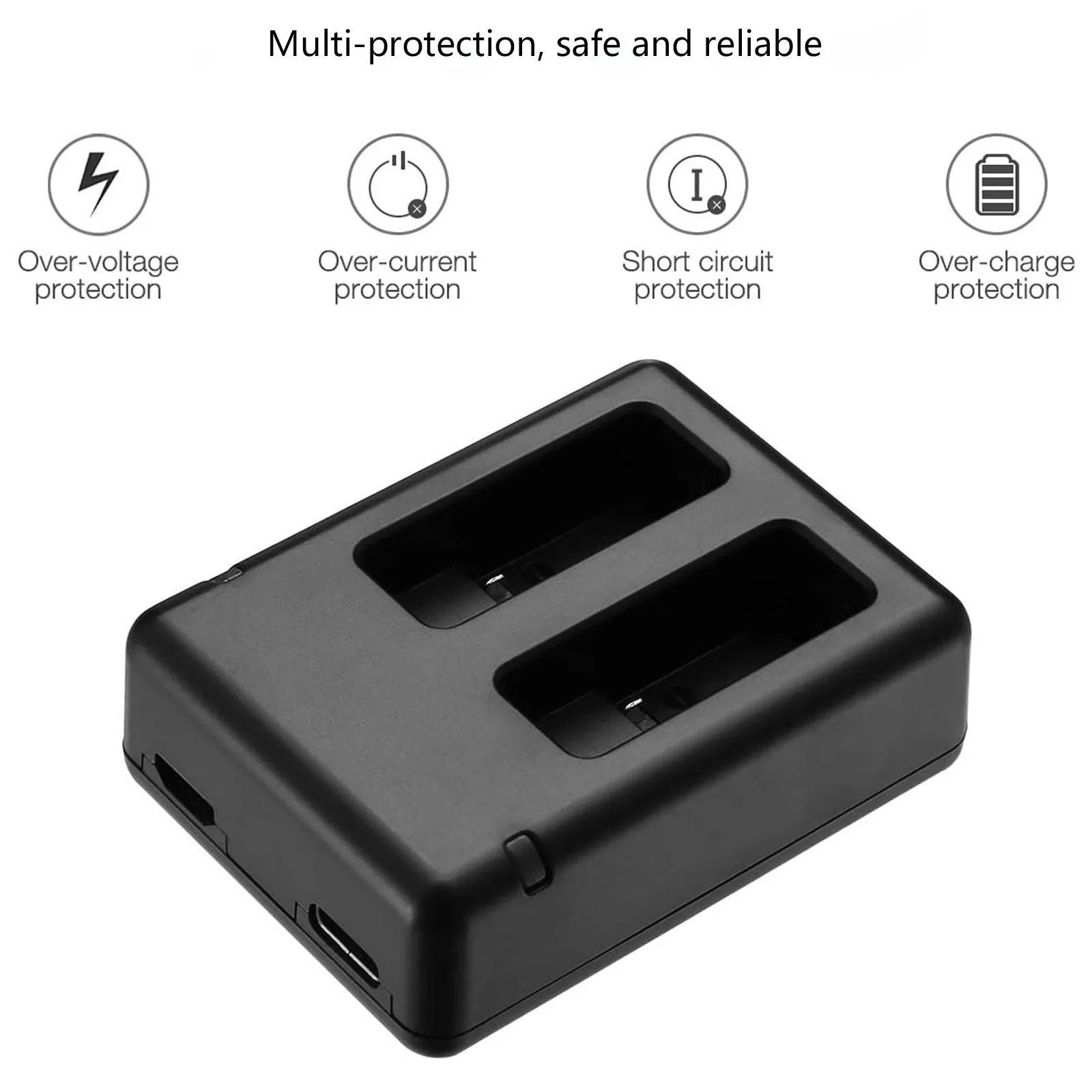 Suitable for GOPRO Hero 5 Charger AHDBT-501 Battery Dual Charging Gopro8 Accessories 801 Camera