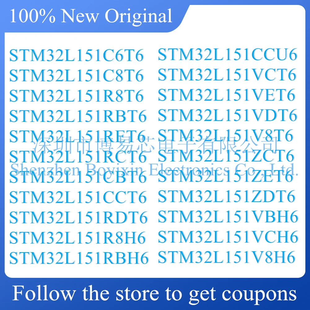 STM32L151RCT6 STM32L151RET6 RDT6 STM32L151R8T6 R8H6 STM32L151RBT6 RBH6 STM32L151C8T6 CBT6 CCT6 C6T6 capa protetora