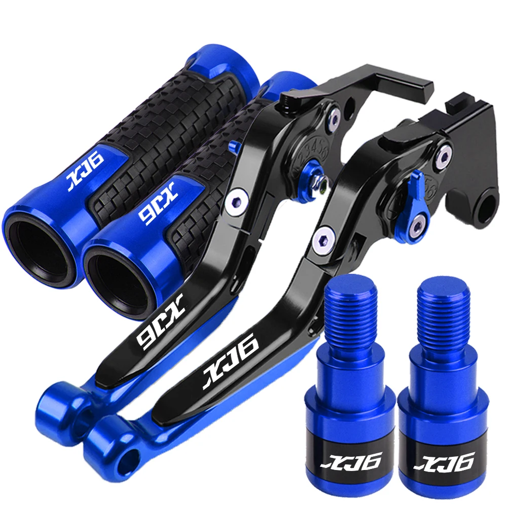 For Yamaha XJ6N XJ6DIVERSION XJ6 2009 2010 2011 2012 2013 2014 2015 Motorcycle Brake Clutch Levers Handlebar Grips Handle Ends view 2