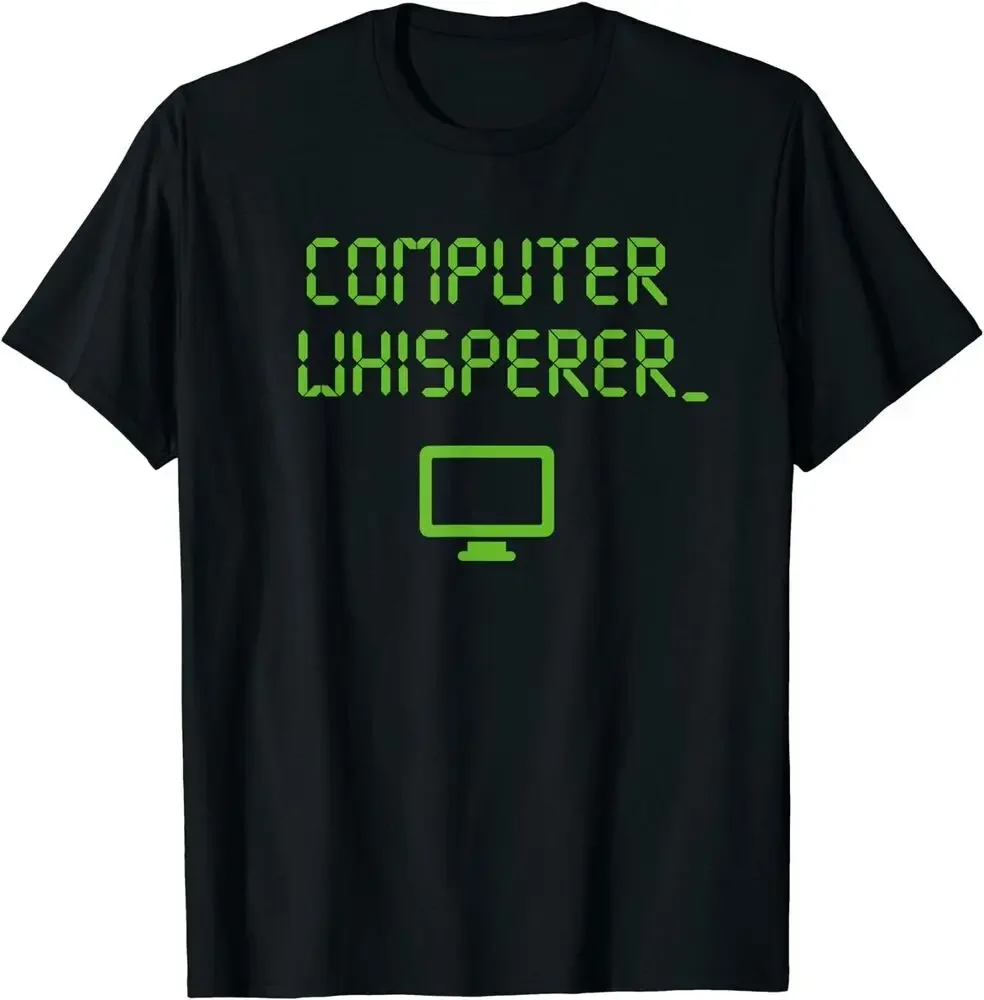 Computer Whisperer Shirt Technical Support Nerds Geek T-Shirt  High Quality 100%Cotton Short Sleeve