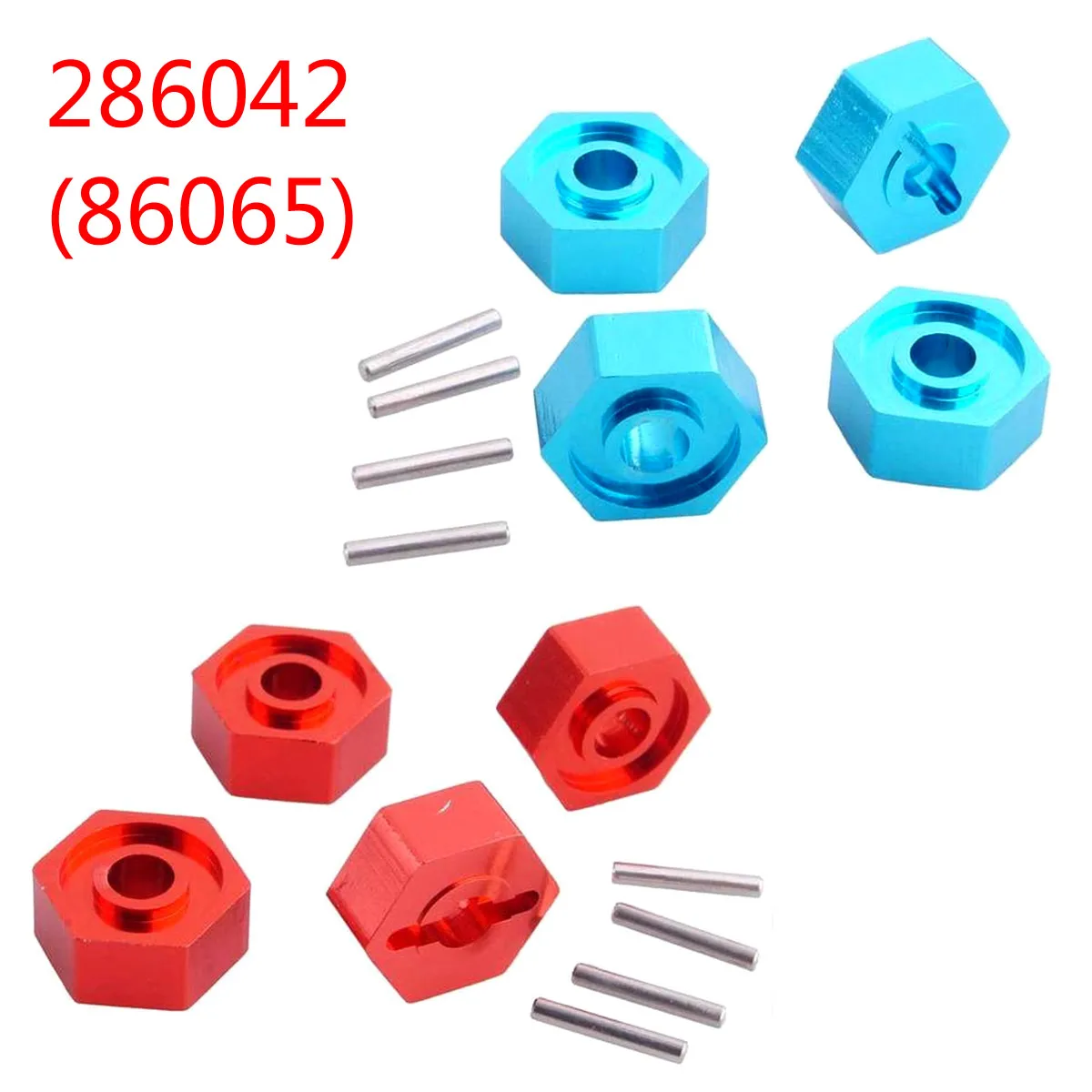 

Aluminum 86065 HSP Spare Parts Wheel Hex Hub Adapter + Pin 1.5*10mm 1/16 For RC Car Truck Buggy