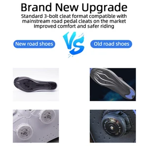 Sidebike-Licht Kohlefaser-Straße Fahrrad-Sneaker, Fahrradschuhe, draußen 6 Hauptverkaufsschuhe Kohlenstoffpolder - №2